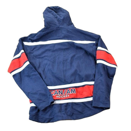 Vintage 2000s NHL Can Am Hockey Hooded Sweatshirt Men's Large from propervintagecanada