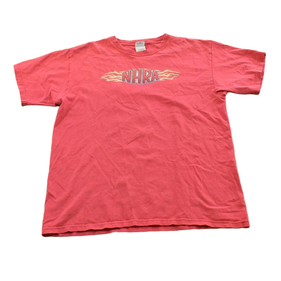 Vintage 2000s NHRA NASCAR Racing T-Shirt Mens Men's Large from propervintagecanada