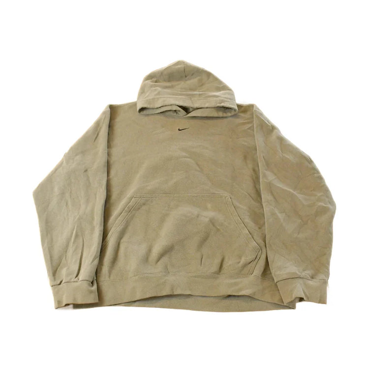 Vintage 2000s Nike Embroidered Mini Middle Swoosh Hoodie Men's Large from propervintagecanada