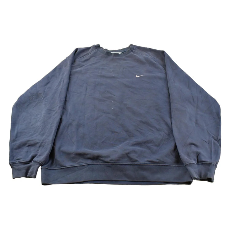 Vintage 2000s Nike Embroidered Mini Swoosh Crewneck Sweatshirt Men's XL from propervintagecanada