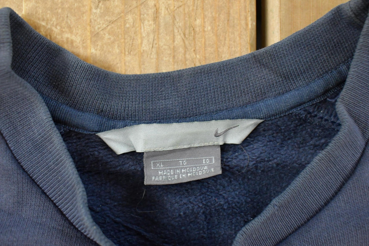 Vintage 2000s Nike Embroidered Mini Swoosh Crewneck Sweatshirt Men's XL from propervintagecanada