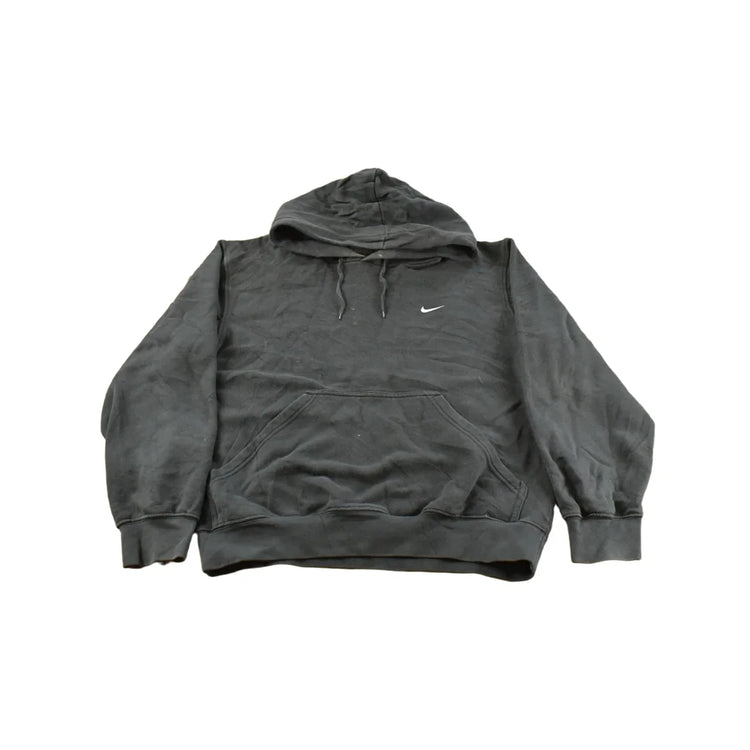 Vintage 2000s Nike Embroidered Mini Swoosh Hoodie Sweatshirt Mens Medium from propervintagecanada