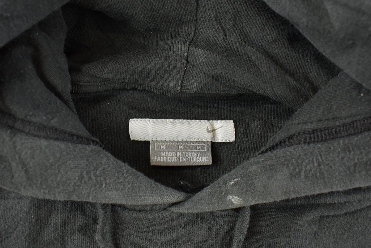 Vintage 2000s Nike Embroidered Mini Swoosh Hoodie Sweatshirt Mens Medium from propervintagecanada