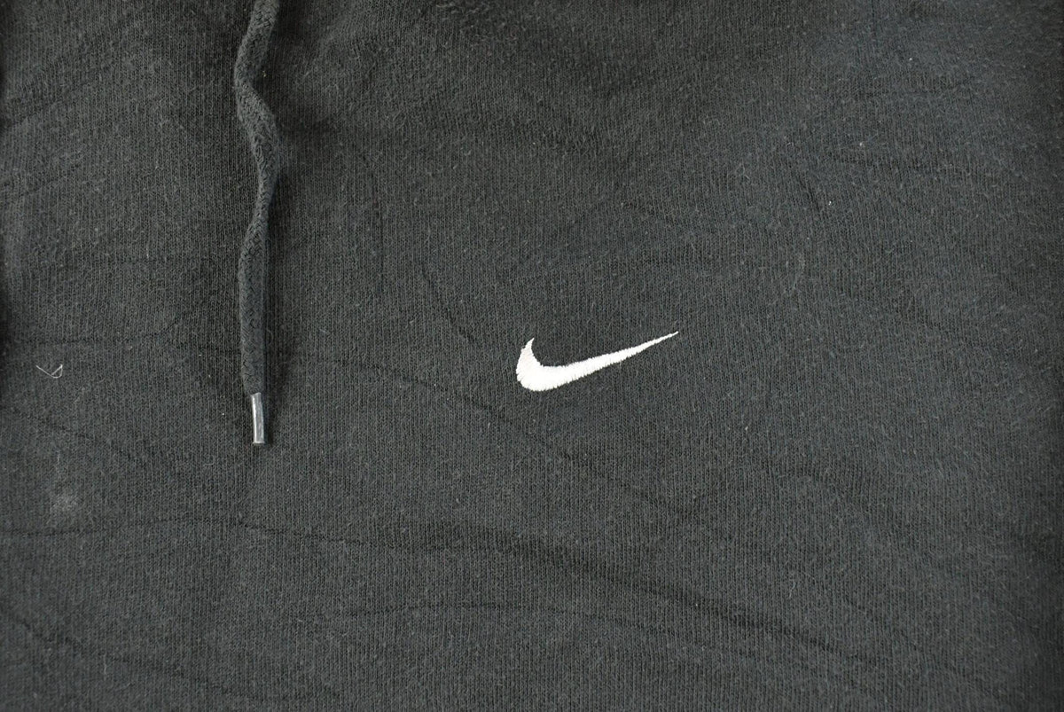 Vintage 2000s Nike Embroidered Mini Swoosh Hoodie Sweatshirt Mens Medium from propervintagecanada