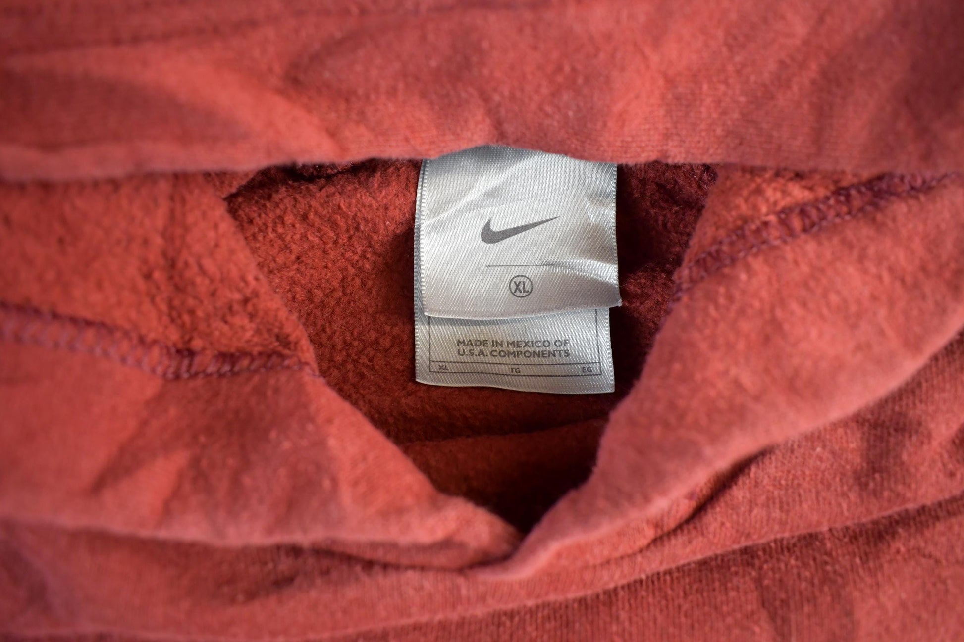 Vintage 2000s Nike Middle Swoosh Embroidered Hoodie Men's XL from propervintagecanada