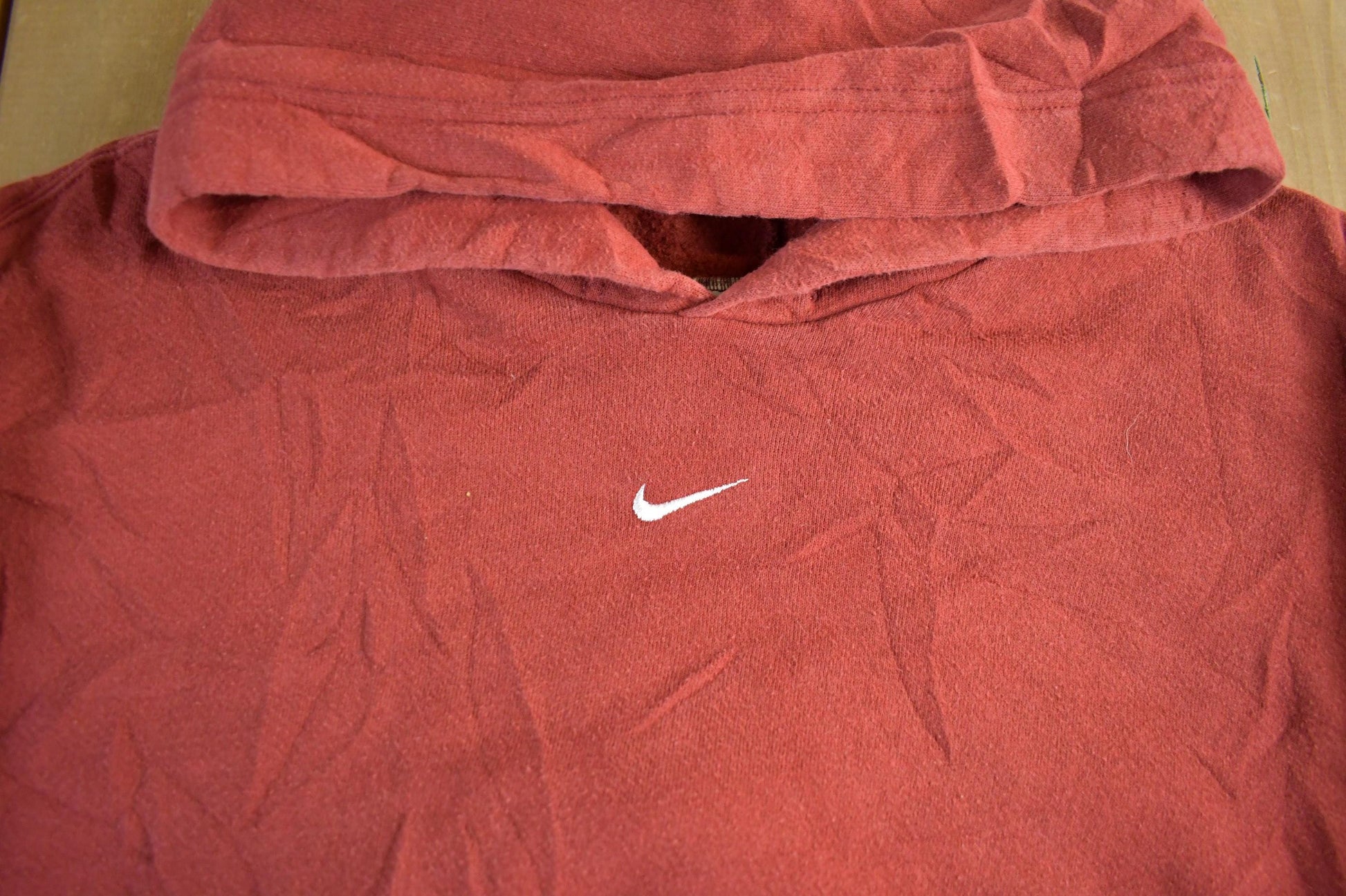 Vintage 2000s Nike Middle Swoosh Embroidered Hoodie Men's XL from propervintagecanada