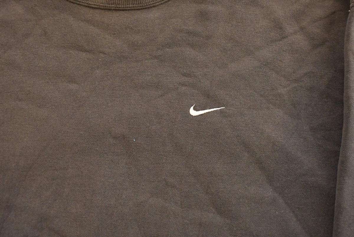 Vintage 2000s Nike Mini Swoosh Crewneck Sweatshirt Men's L from propervintagecanada