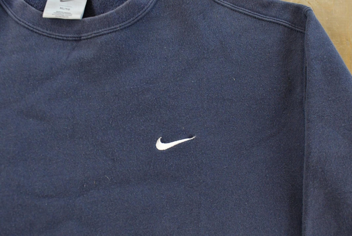 Vintage 2000s Nike Mini Swoosh Crewneck Sweatshirt Men's XL from propervintagecanada