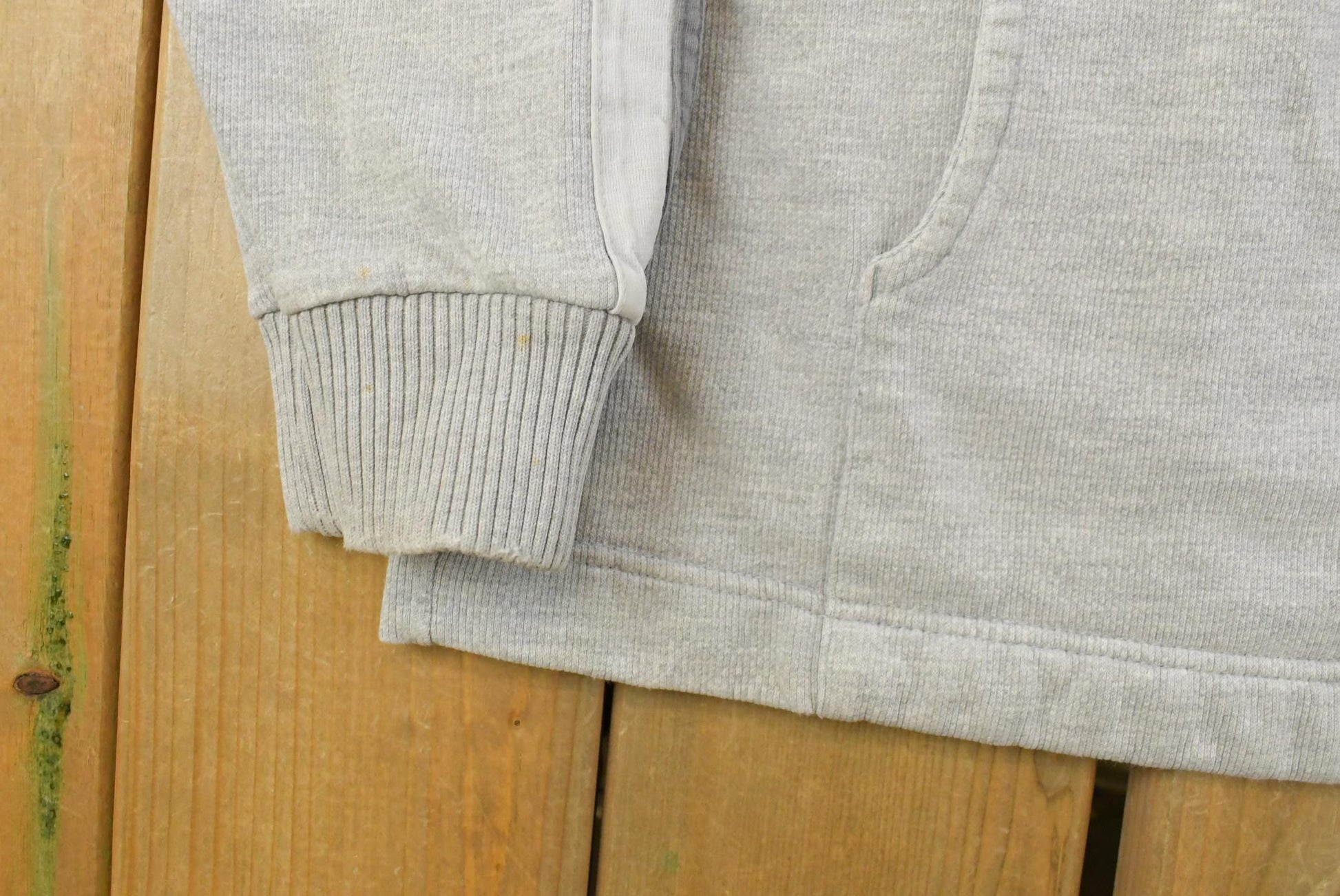 Vintage 2000s Nike Quarter Zip Sweater Men's Small / Y2K Sweater / Mini Swoosh Logo from propervintagecanada