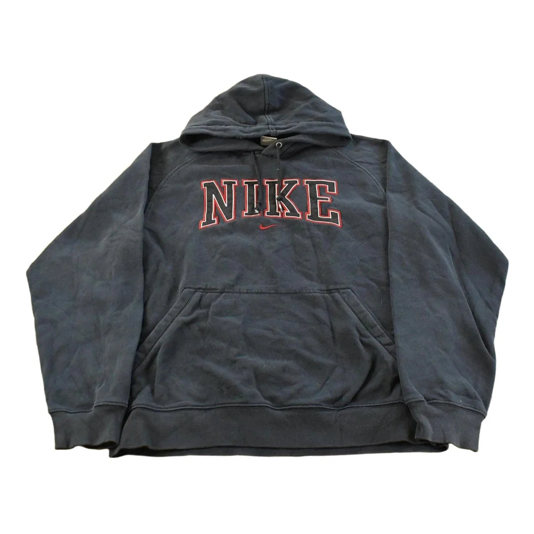 Vintage 2000s Nike Spellout Swoosh Hoodie Sweatshirt Men's M from propervintagecanada