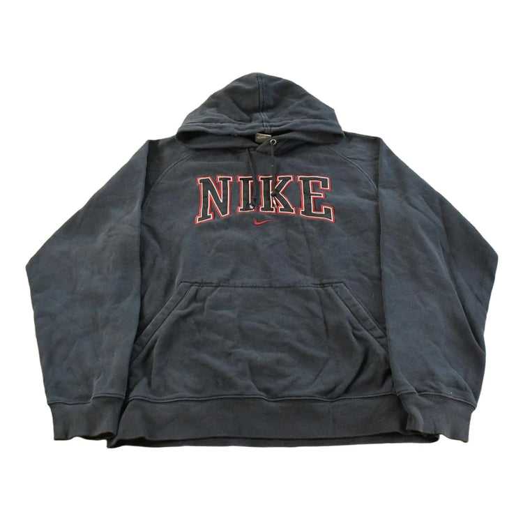 Vintage 2000s Nike Spellout Swoosh Hoodie Sweatshirt Men's M from propervintagecanada