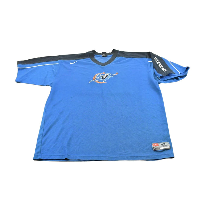 Vintage 2000s Nike Team Washington Wizards NBA Warm Up Jersey T-Shirt Men's 2XL from propervintagecanada