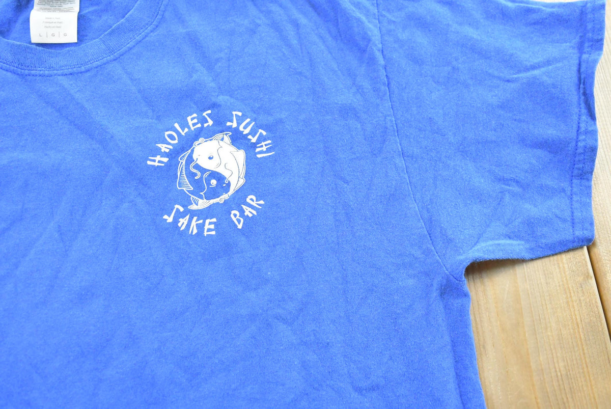 Vintage 2000s North Carolina Haoles Sushi Sake Bar Souvenir T-Shirt Mens L from propervintagecanada