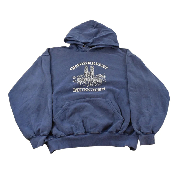 Vintage 2000s Oktoberfest Hoodie Sweatshirt Men's Medium from propervintagecanada