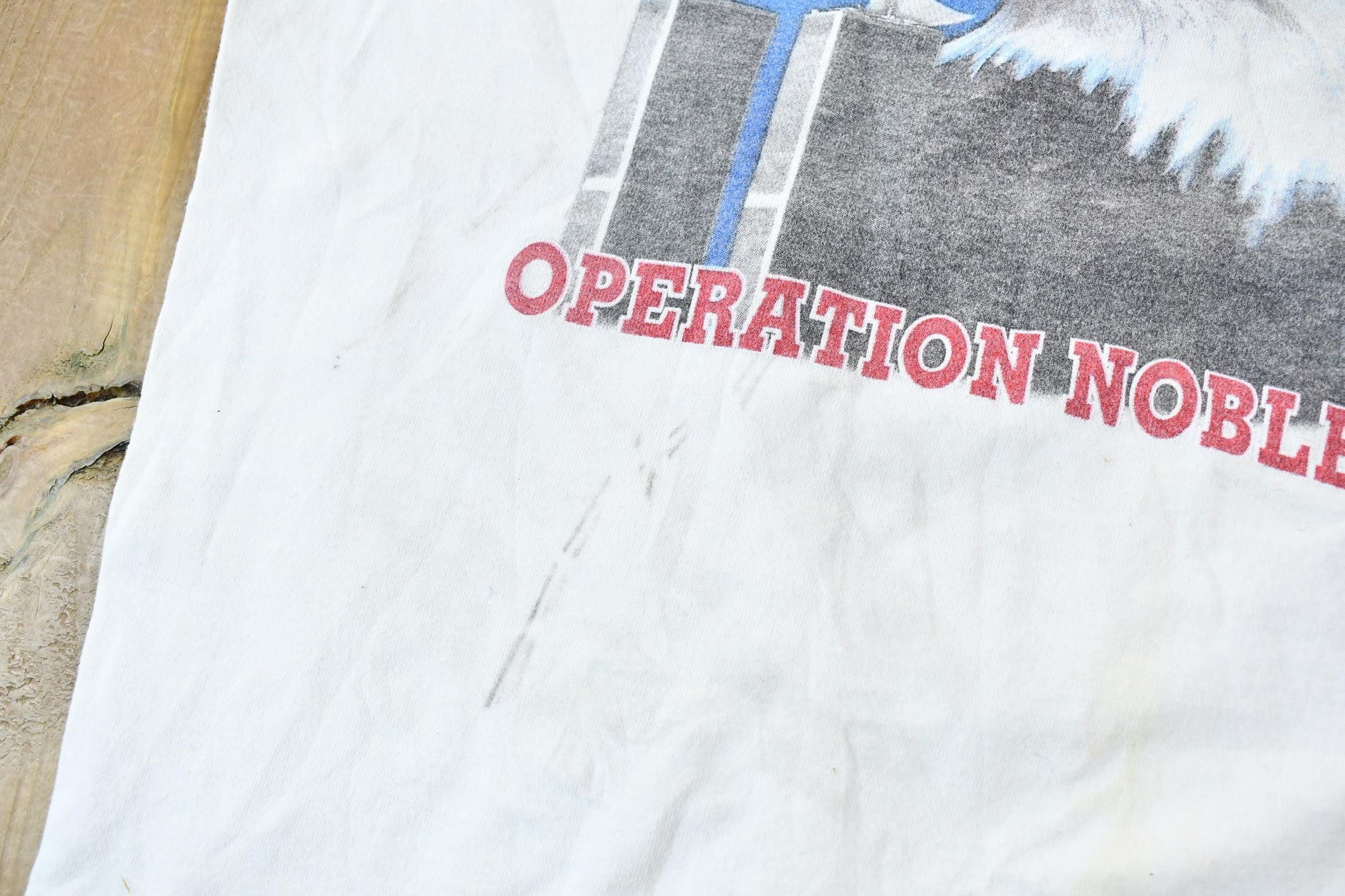 Vintage 2000s Operation Noble Eagle Single Stitch Graphic T-Shirt Men's Large from propervintagecanada