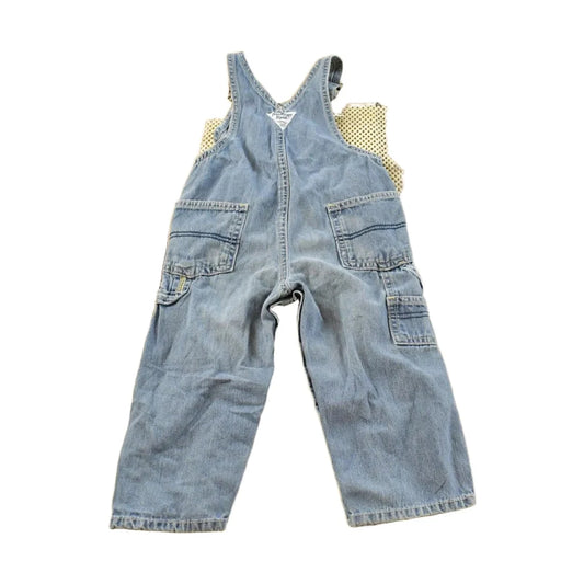 Vintage 2000s OshKosh B'gosh Denim Blue Jean Overalls Youth 22 x 11 from propervintagecanada