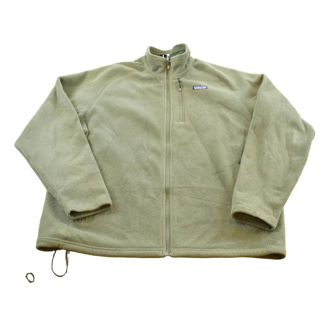 Vintage 2000s Patagonia Green Fleece Polartec Zip Up Sweater Mens XL from propervintagecanada