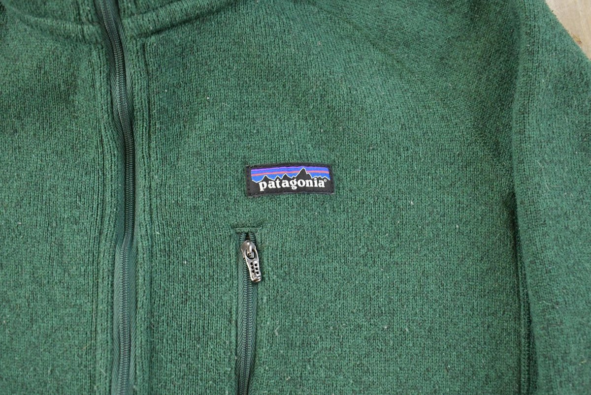Vintage 2000s Patagonia Quarter Zip Fleece Sweater Men's L from propervintagecanada