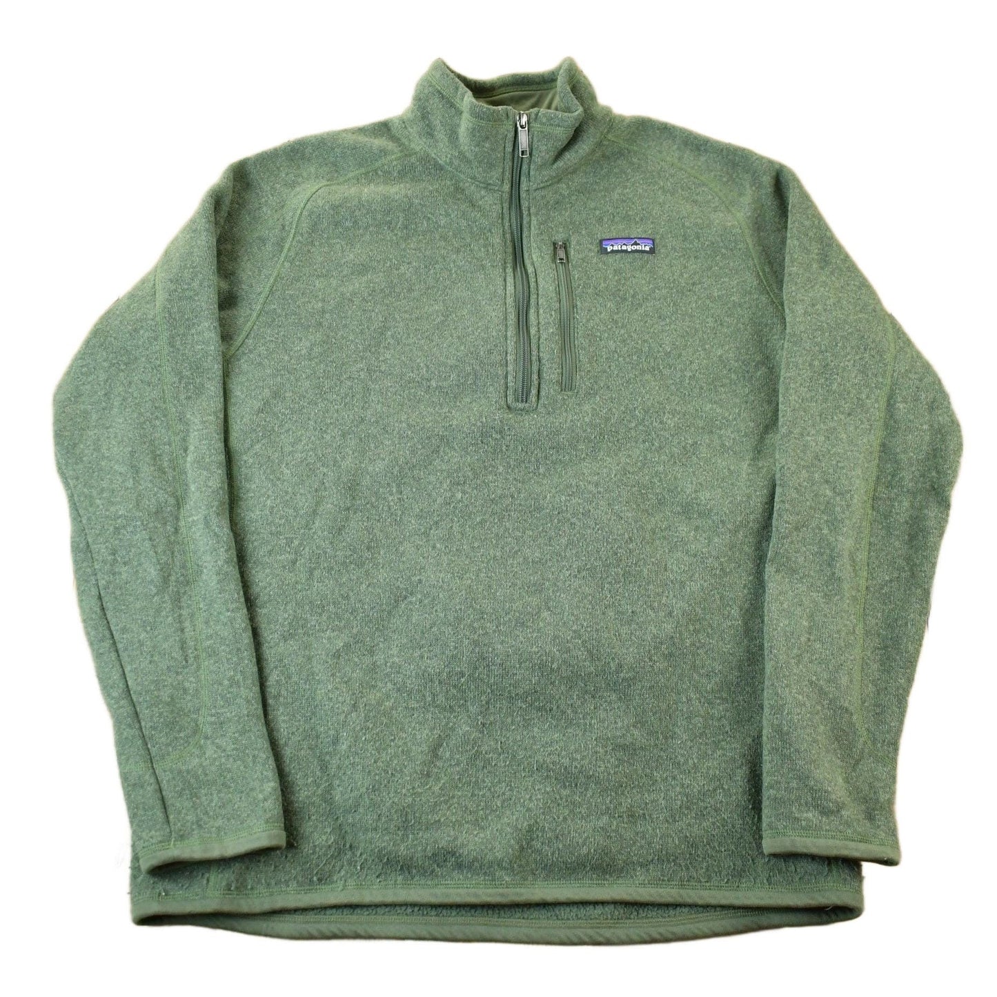 Vintage 2000s Patagonia Quarter Zip Fleece Sweater Men's Large from propervintagecanada