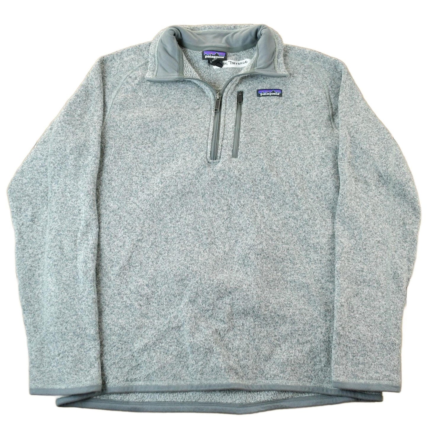 Vintage 2000s Patagonia Quarter Zip Fleece Sweater Men's Large from propervintagecanada
