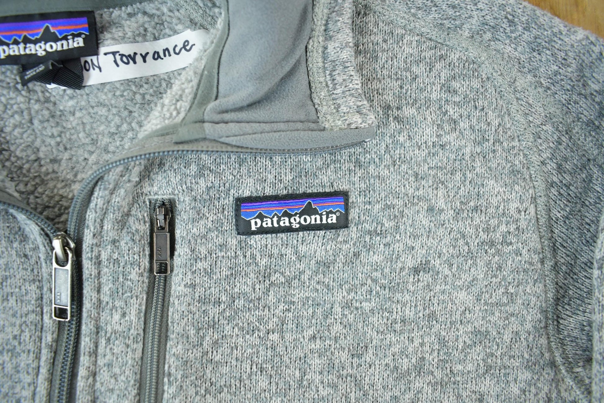 Vintage 2000s Patagonia Quarter Zip Fleece Sweater Men's Large from propervintagecanada