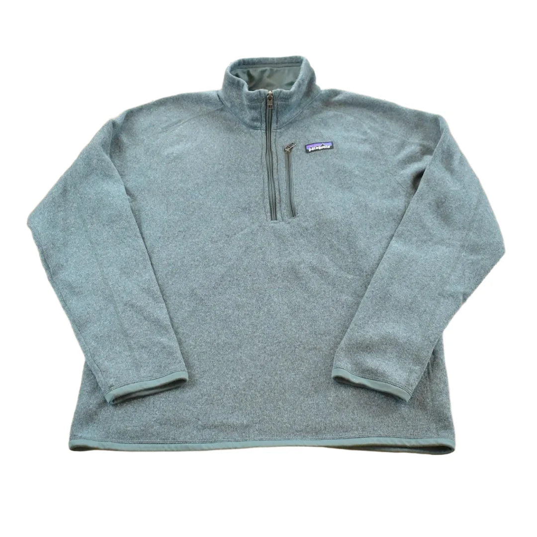 Vintage 2000s Patagonia Quarter Zip Fleece Sweater Men's M from propervintagecanada