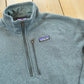 Vintage 2000s Patagonia Quarter Zip Fleece Sweater Men's M from propervintagecanada