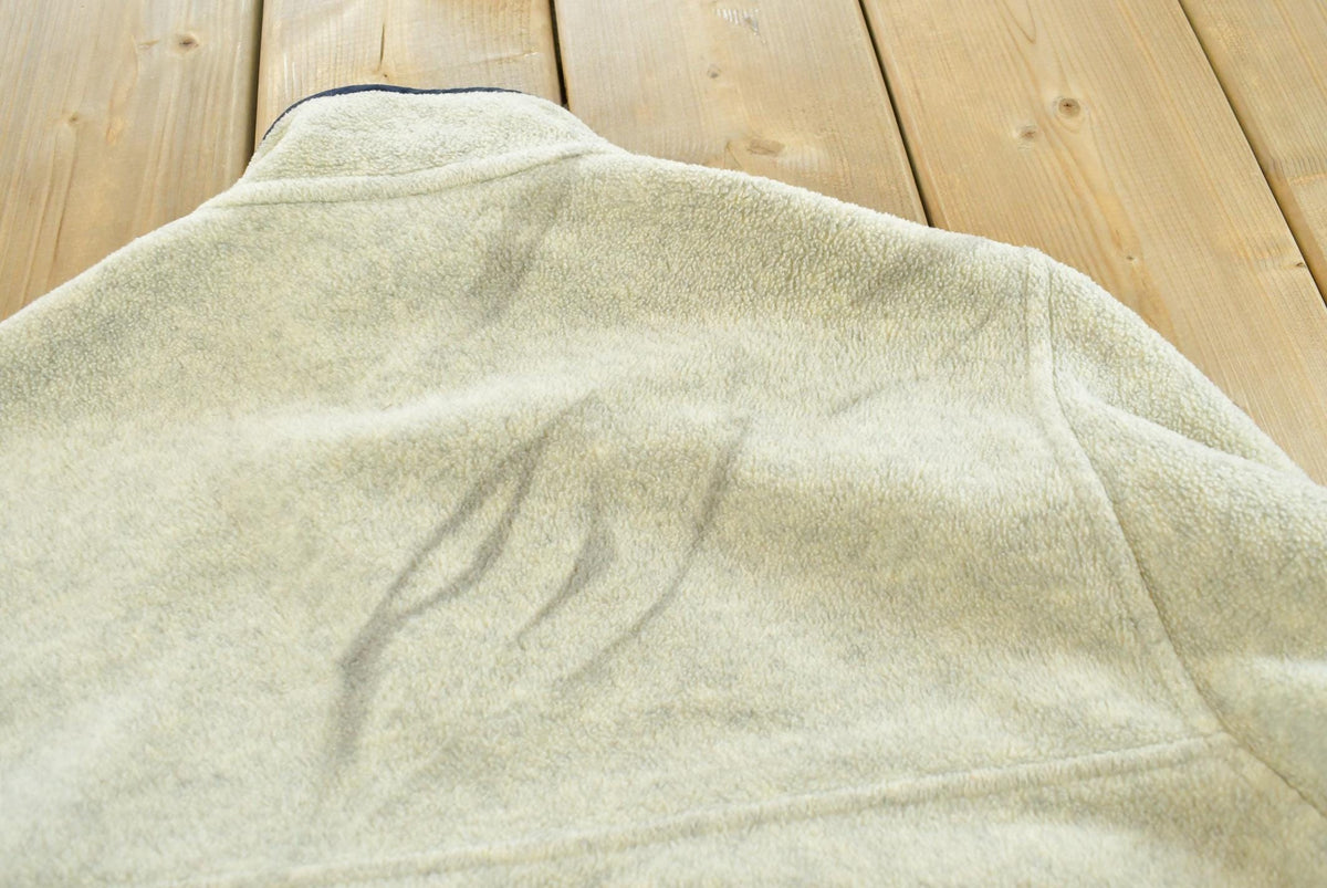 Vintage 2000s Patagonia Synchilla Oatmeal Snap-T Fleece Sweater Men's M from propervintagecanada