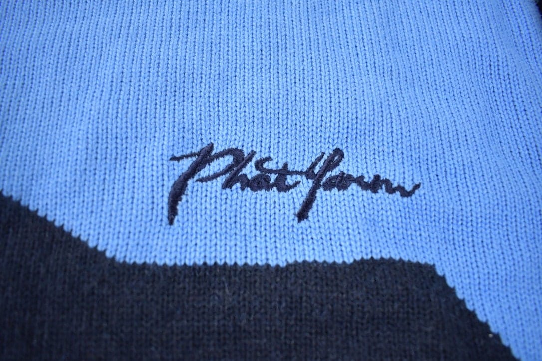 Vintage 2000s Phat Farm Embroidered Knit Crewneck Sweater Men's XL from propervintagecanada
