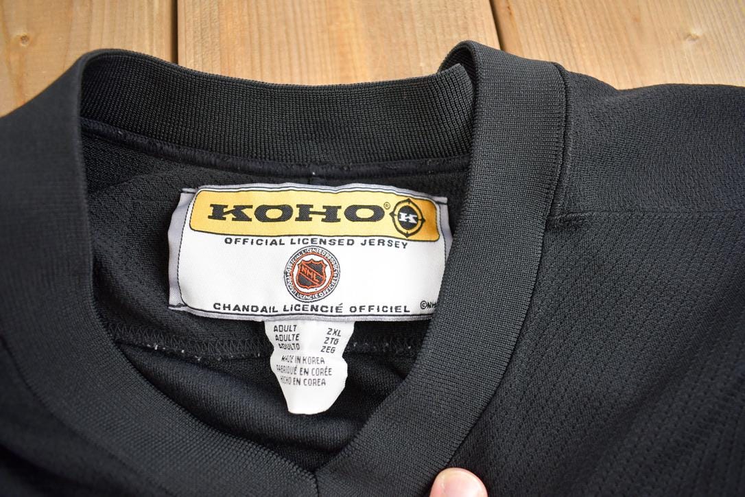 Vintage 2000s Pittsburgh Penguins NHL KOHO Embroidered Hockey Jersey Size 2X from propervintagecanada
