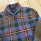 Vintage 2000s Polo By Ralph Lauren Shawl Wool Knit Plaid Sweater Men's S from propervintagecanada