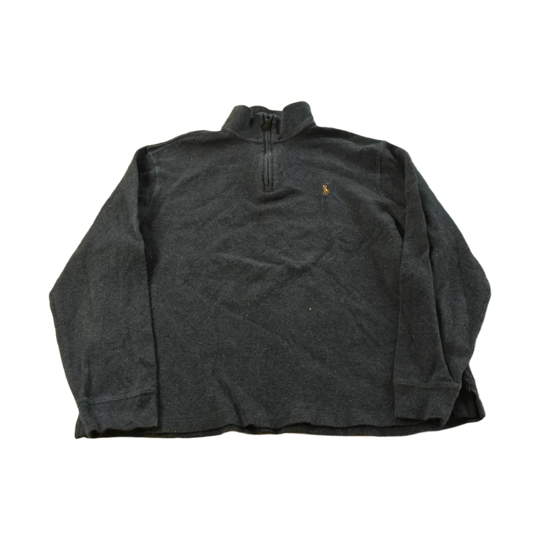 Vintage 2000s Polo Ralph Lauren Estate Rib Quarter Zip Sweatshirt Men's L from propervintagecanada