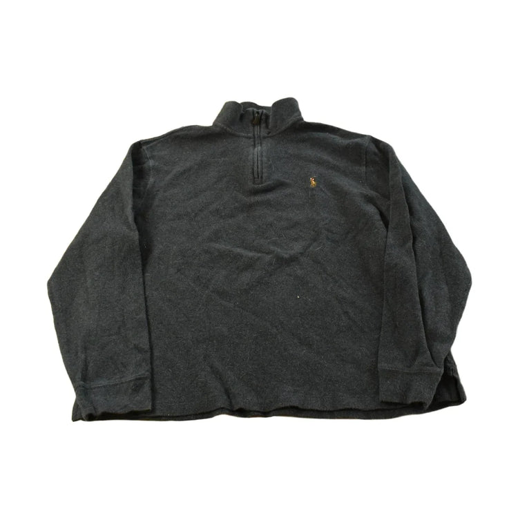 Vintage 2000s Polo Ralph Lauren Estate Rib Quarter Zip Sweatshirt Men's L from propervintagecanada