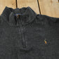 Vintage 2000s Polo Ralph Lauren Estate Rib Quarter Zip Sweatshirt Men's XXL from propervintagecanada