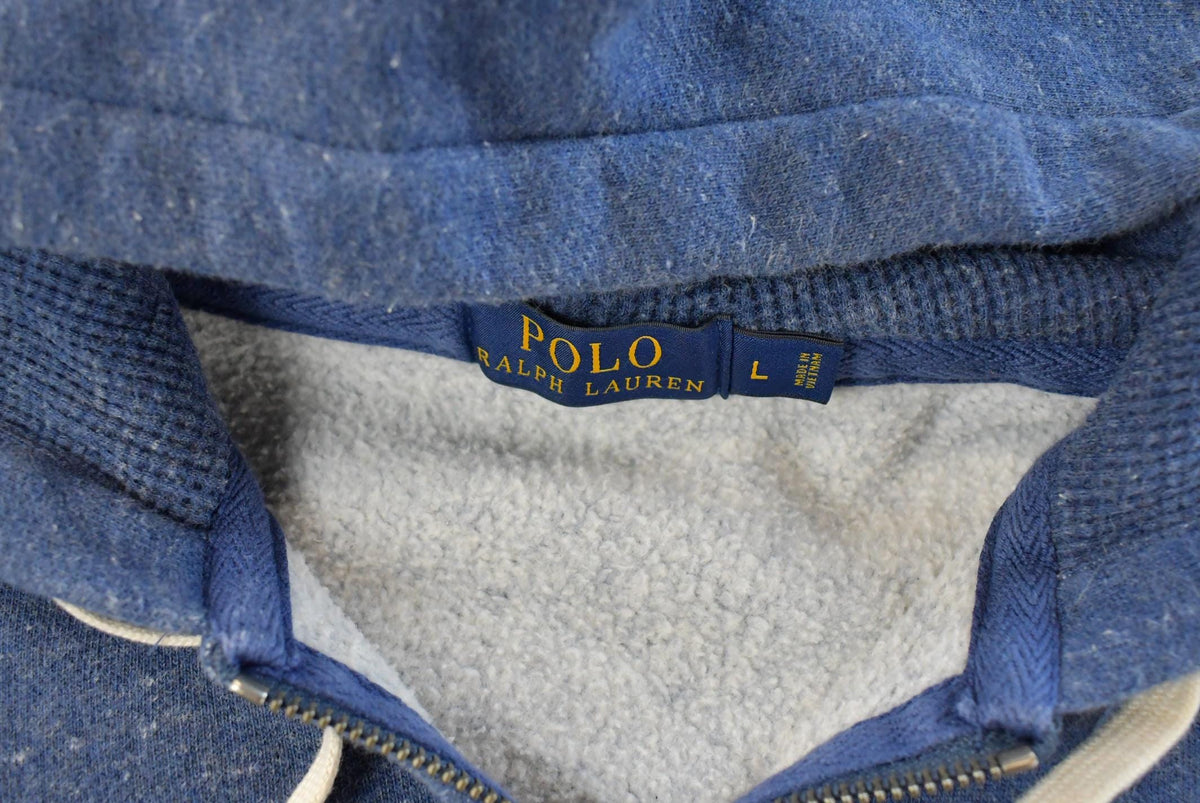 Vintage 2000s Polo Ralph Lauren Full Zip Hoodie Men's L from propervintagecanada