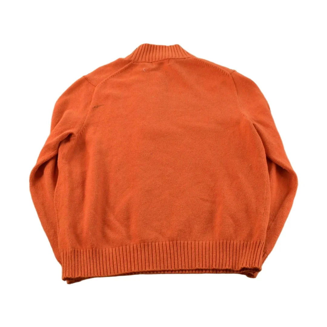 Vintage 2000s Polo Ralph Lauren Knit Quarter Zip Sweatshirt Men's L from propervintagecanada