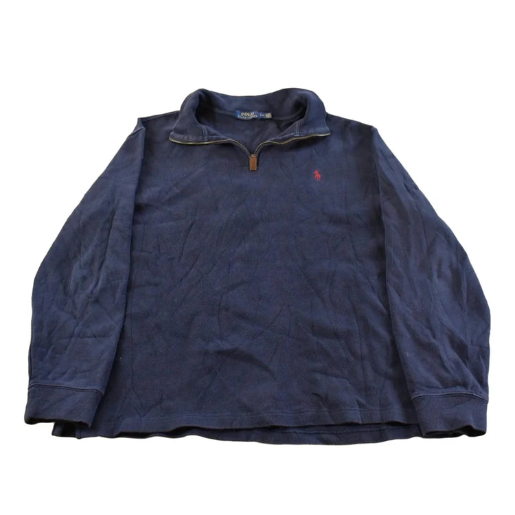 Vintage 2000s Polo Ralph Lauren Quarter Zip Sweatshirt Men's L from propervintagecanada