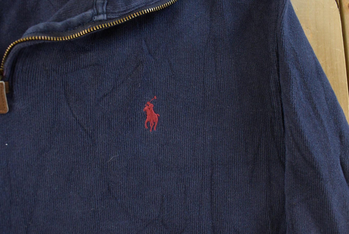 Vintage 2000s Polo Ralph Lauren Quarter Zip Sweatshirt Men's L from propervintagecanada