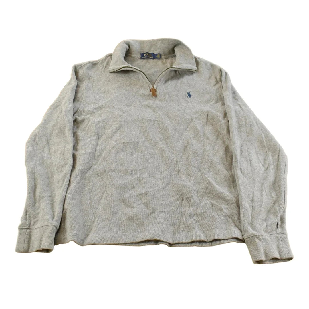 Vintage 2000s Polo Ralph Lauren Quarter Zip Sweatshirt Men's L from propervintagecanada