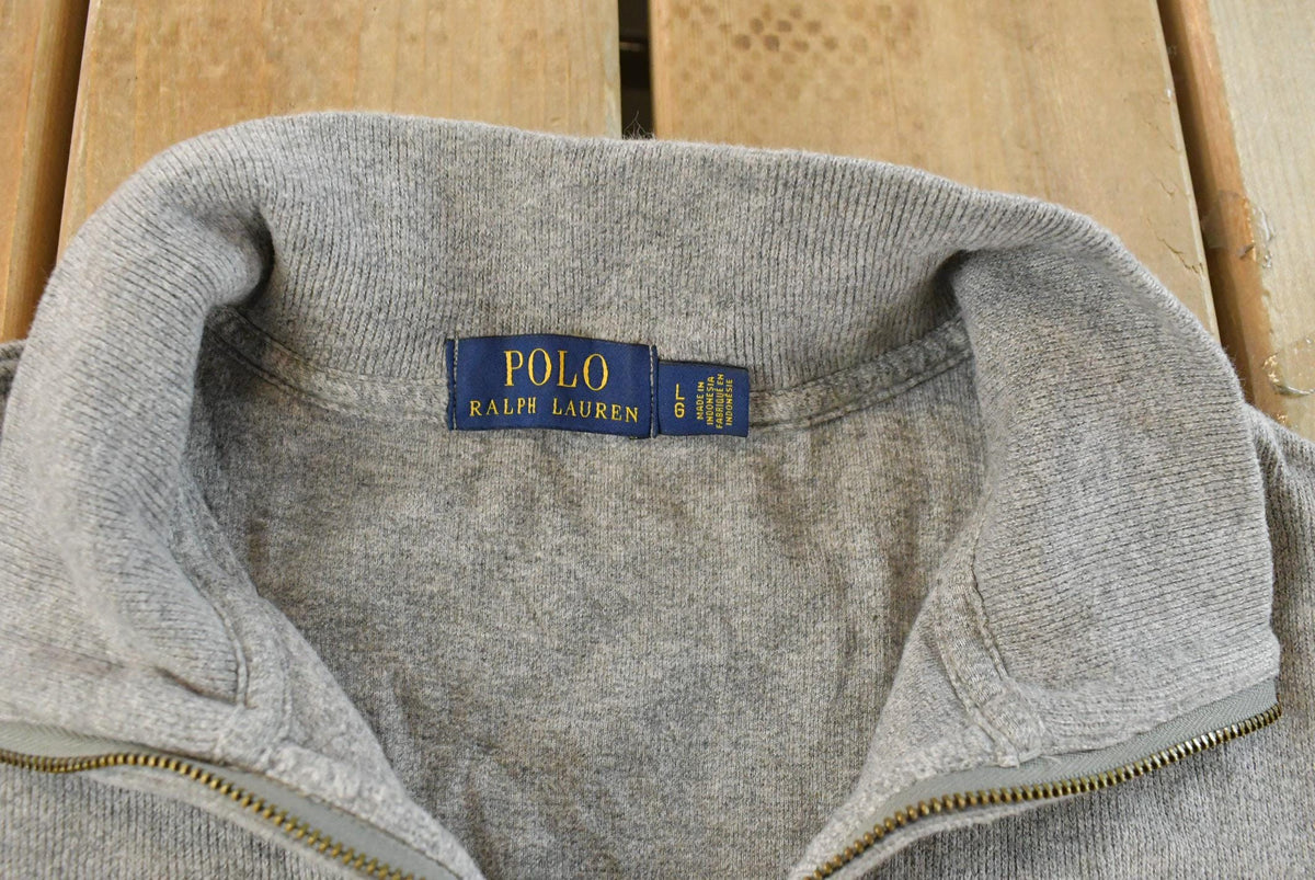 Vintage 2000s Polo Ralph Lauren Quarter Zip Sweatshirt Men's L from propervintagecanada