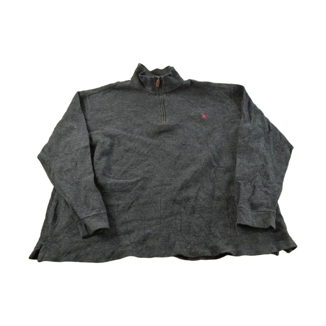 Vintage 2000s Polo Ralph Lauren Quarter Zip Sweatshirt Men's XXL from propervintagecanada