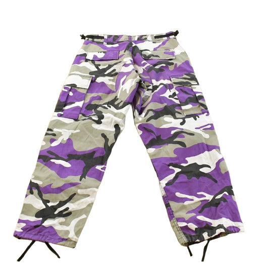 Vintage 2000s Purple Rothco Army Camouflage Cargo Pants Men's 30 x 25.5 from propervintagecanada