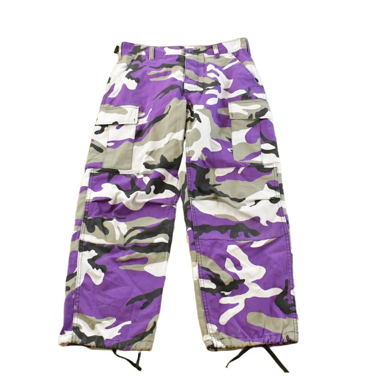 Vintage 2000s Purple Rothco Army Camouflage Cargo Pants Men's 30 x 25.5 from propervintagecanada