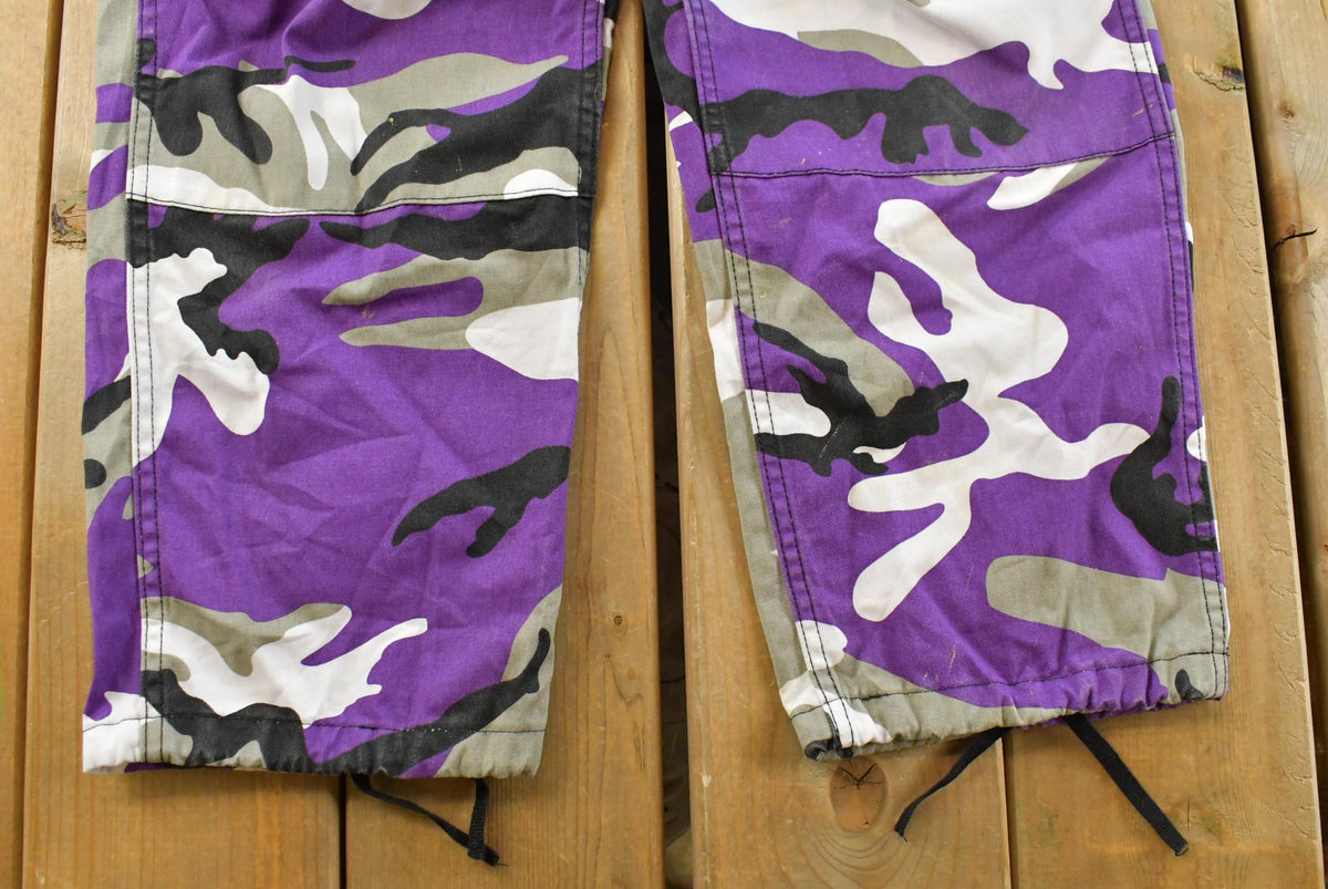 Vintage 2000s Purple Rothco Army Camouflage Cargo Pants Men's 30 x 25.5 from propervintagecanada