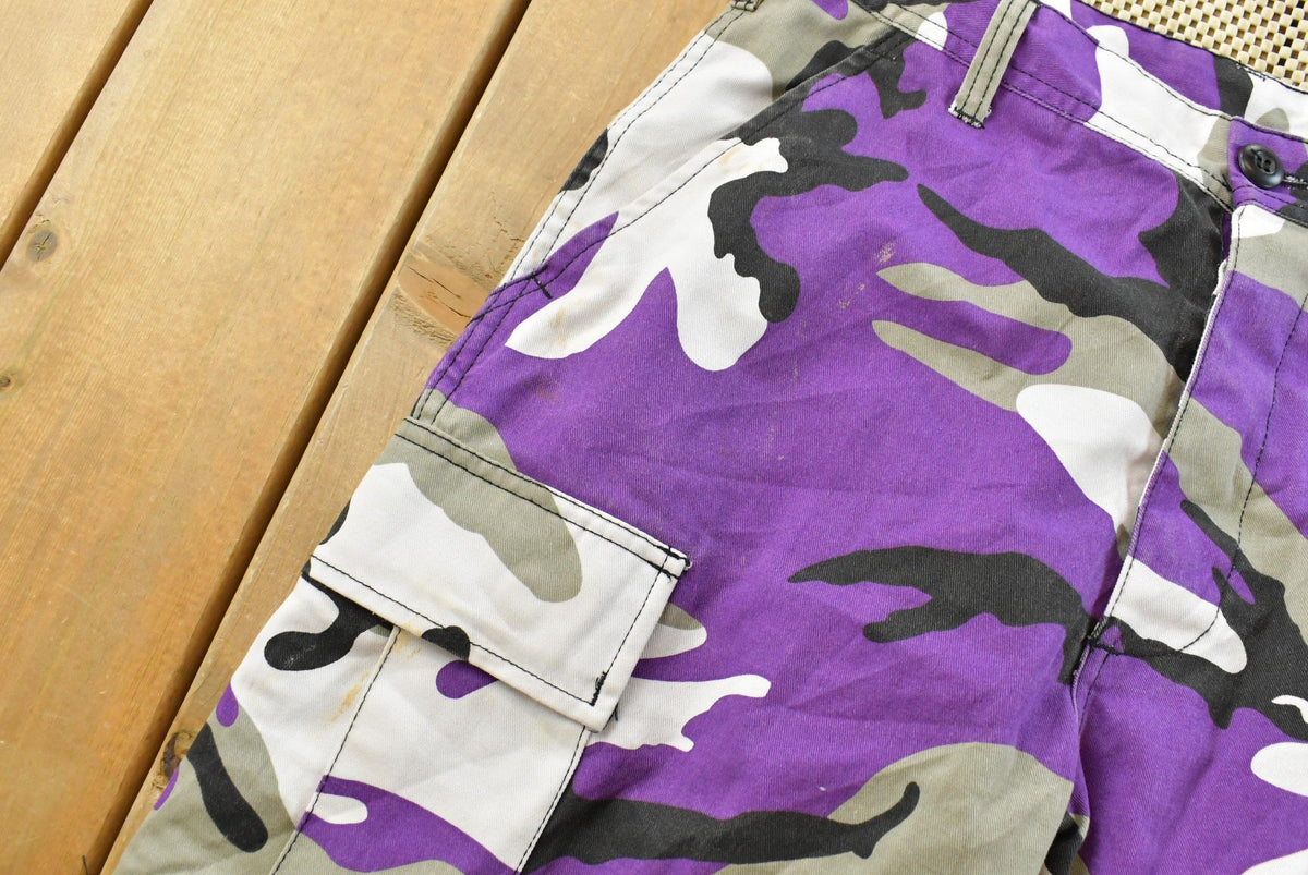 Vintage 2000s Purple Rothco Army Camouflage Cargo Pants Men's 30 x 25.5 from propervintagecanada