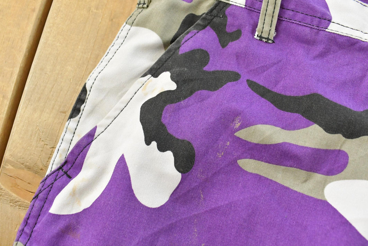 Vintage 2000s Purple Rothco Army Camouflage Cargo Pants Men's 30 x 25.5 from propervintagecanada