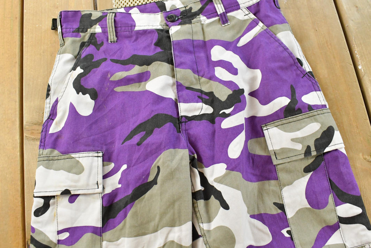 Vintage 2000s Purple Rothco Army Camouflage Cargo Pants Men's 30 x 25.5 from propervintagecanada