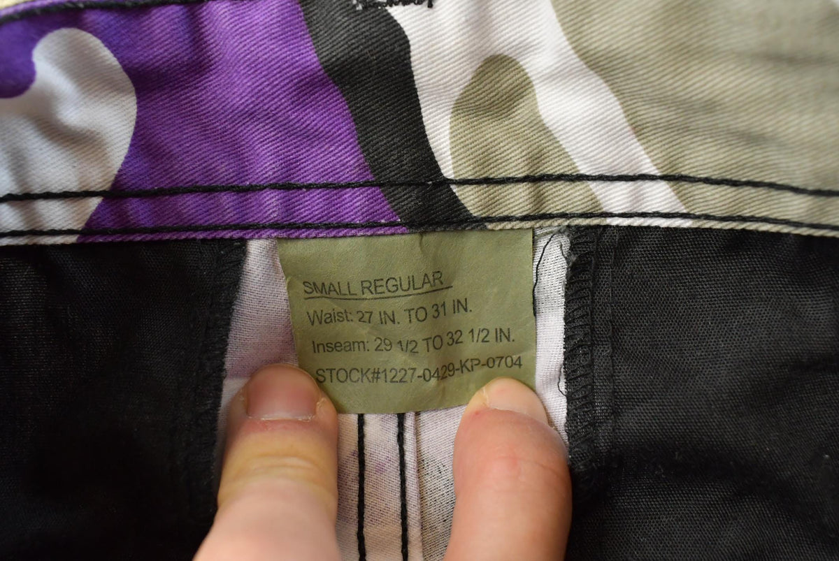 Vintage 2000s Purple Rothco Army Camouflage Cargo Pants Men's 30 x 25.5 from propervintagecanada
