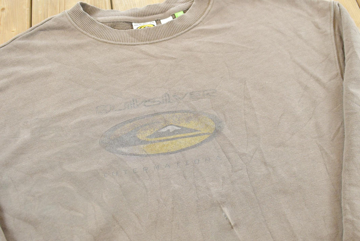 Vintage 2000s Quicksilver Crewneck Sweatshirt Men's XL from propervintagecanada