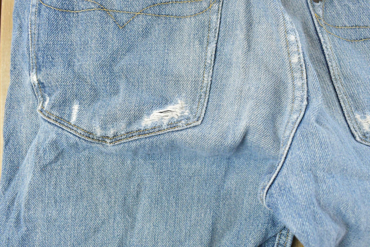Vintage 2000s Ralph Lauren Polo Distressed Denim Jeans Men's 31 x 27 from propervintagecanada